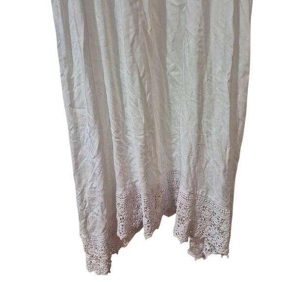 Free People Intimately White Slip Dress w Adjustable Spaghetti Straps EUC - Picture 11 of 15
